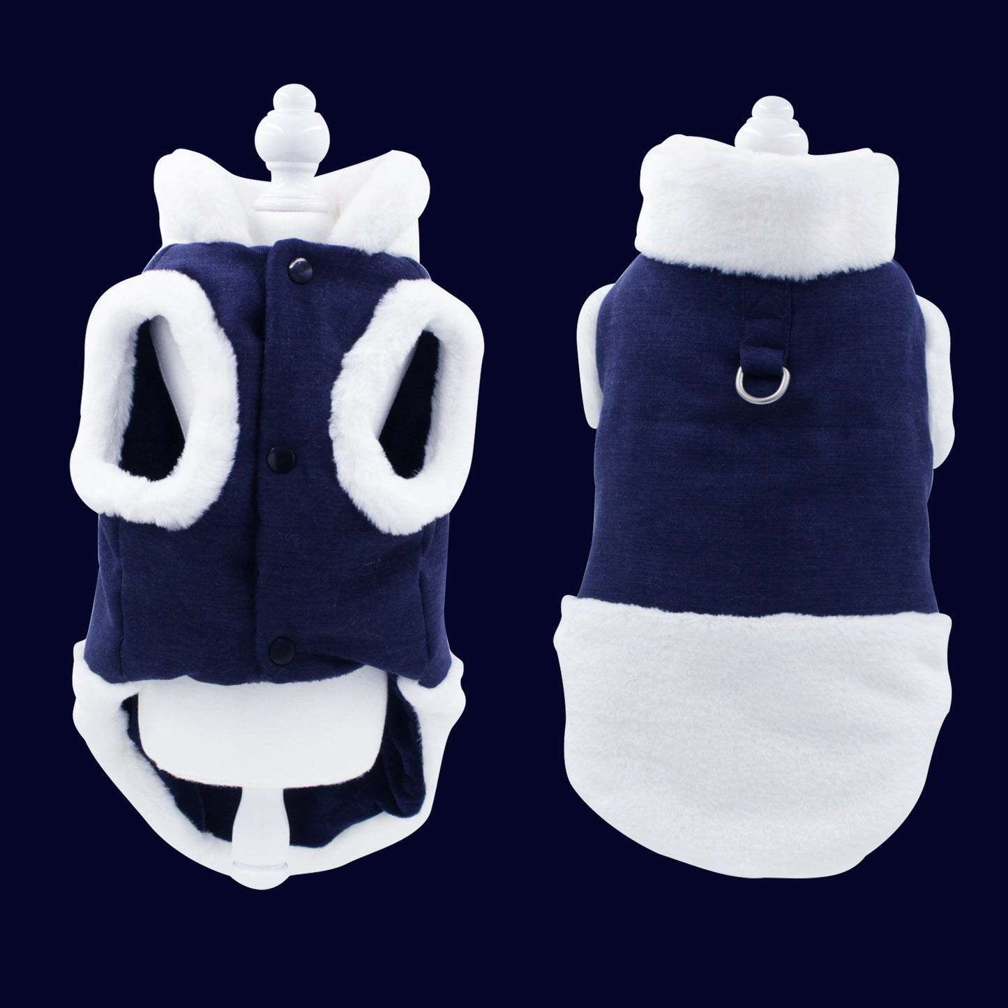 (MOQ 5pcs)Winter Dog Pet Coat Warm Dog Cat Clothes