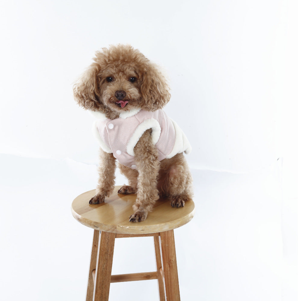 (MOQ 5pcs)Winter Dog Pet Coat Warm Dog Cat Clothes