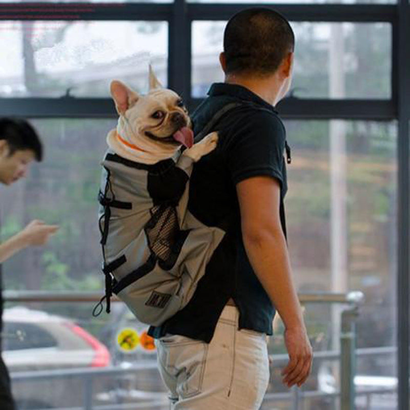 Washable dog Shoulder Backpack Pet Traveler Backpack