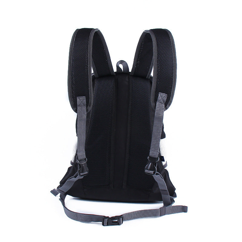 Hot new fashion pet go out backpack chest type backpack go out breathable portable bag dog supplies
