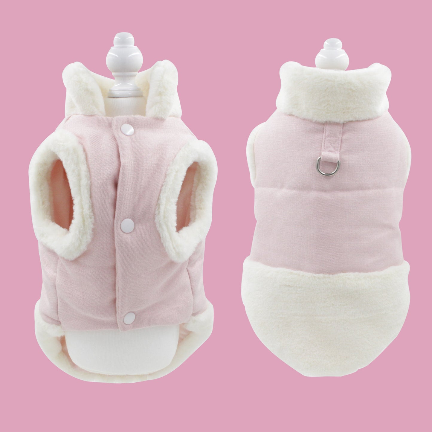 (MOQ 5pcs)Winter Dog Pet Coat Warm Dog Cat Clothes