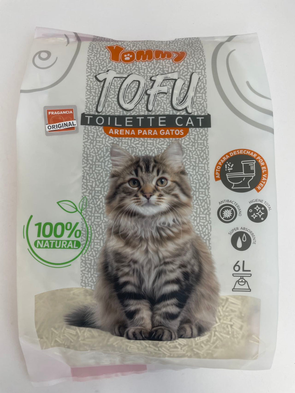 6L Pure Tofu Cat Litter – Natural, Low-Dust, Fast Clumping