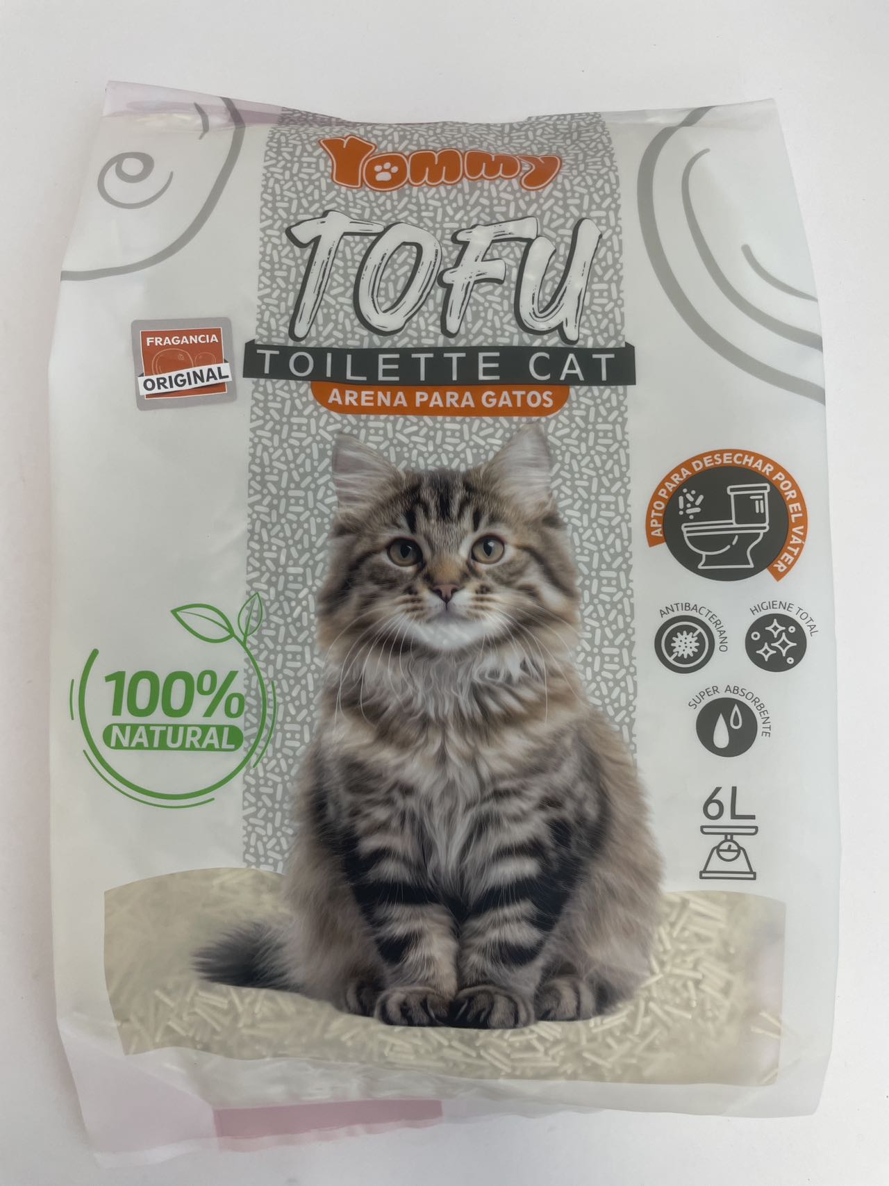 6L Pure Tofu Cat Litter – Natural, Low-Dust, Fast Clumping