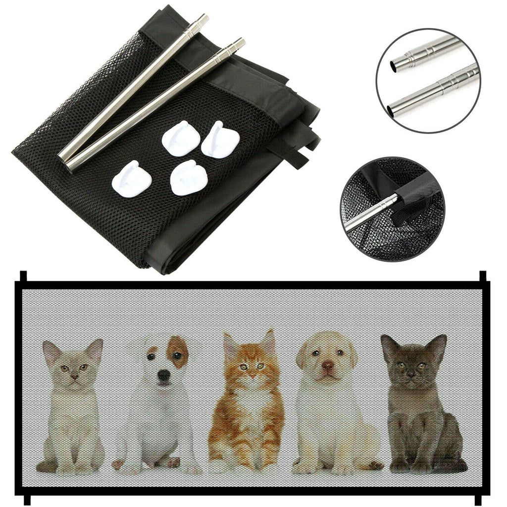Portable Mesh Safety Gate for Pets & Babies