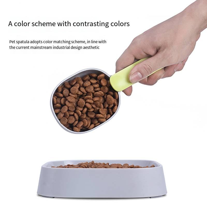 Pet Food Scoop with Bag Clip – Accurate Measuring & Fresh Food Storage