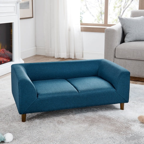Pet Sofa with Backrest & Armrests – Modern Comfort for Medium & Large Dogs