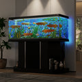 Modern Aquarium Stand with Power Outlet – 55–75 Gallon