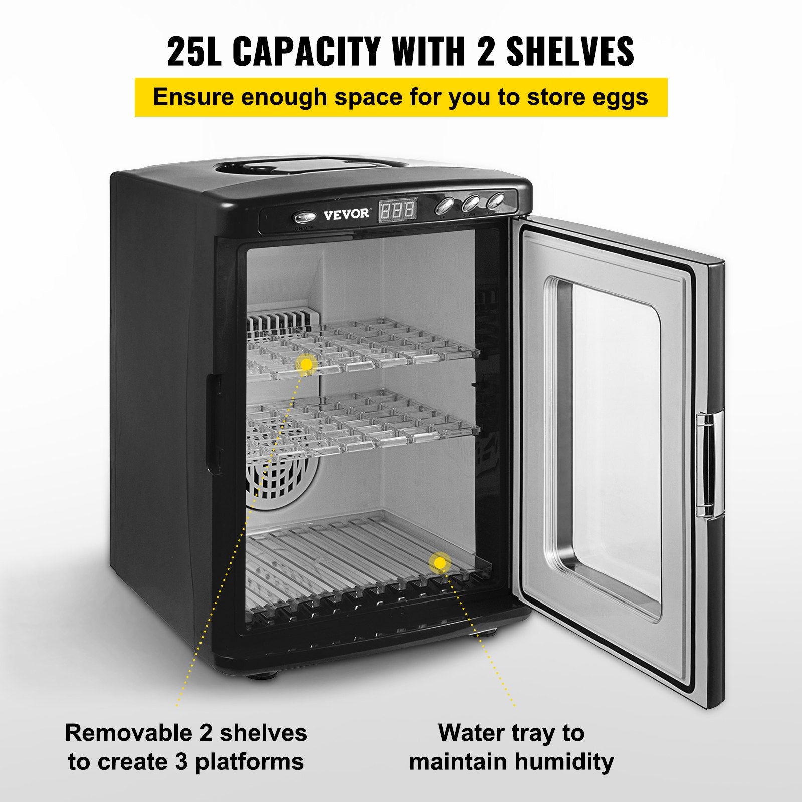 Reptile Egg Incubator – Digital Temperature Control (25L)