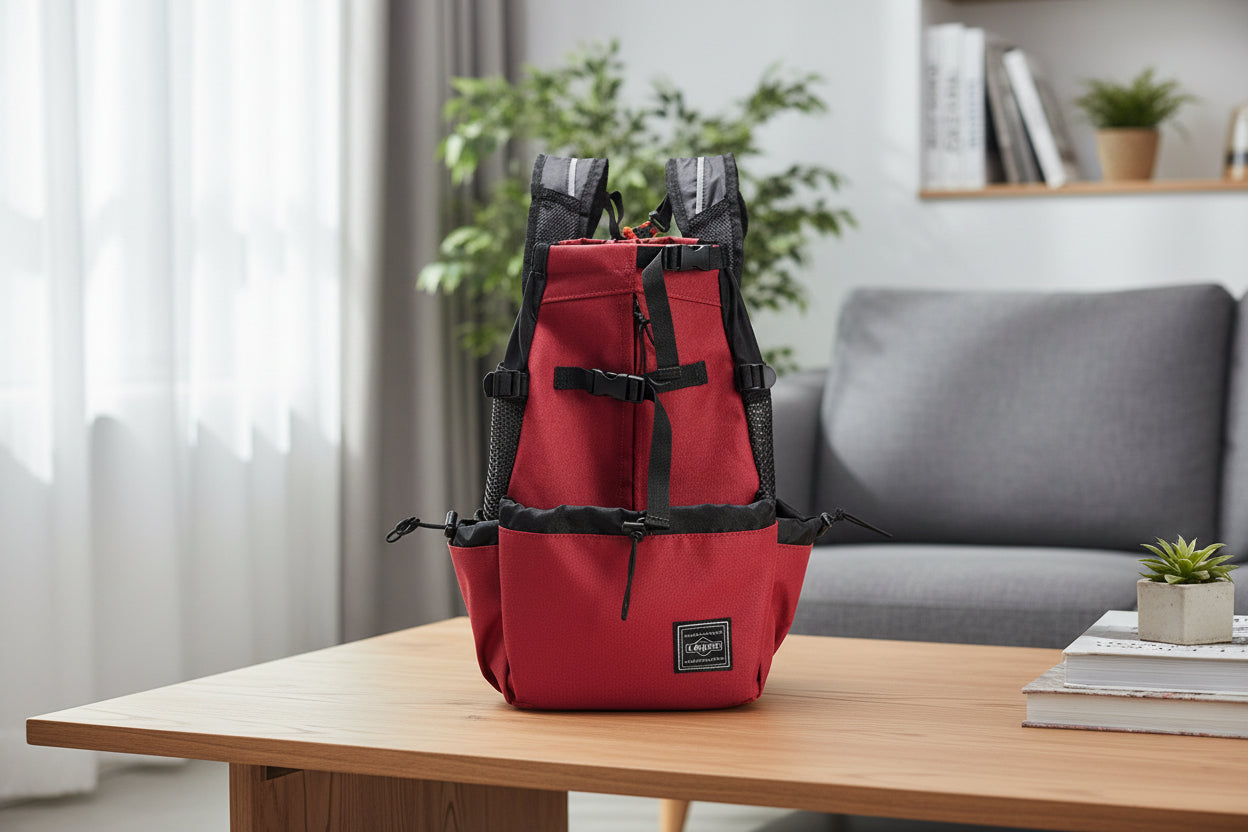 Washable Dog Shoulder Backpack – Secure, Comfortable & Hands-Free Travel
