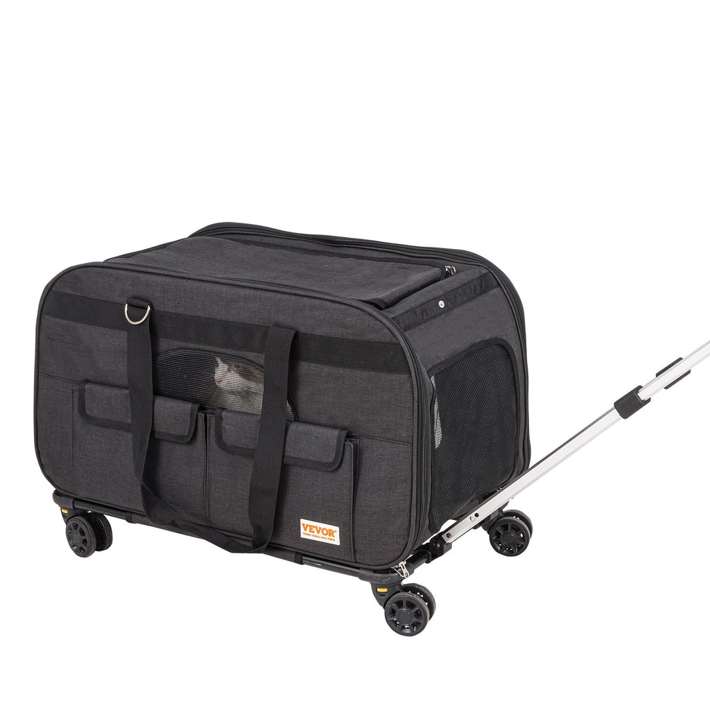 Rolling Pet Carrier With Wheels – Comfortable, Secure & Travel-Ready