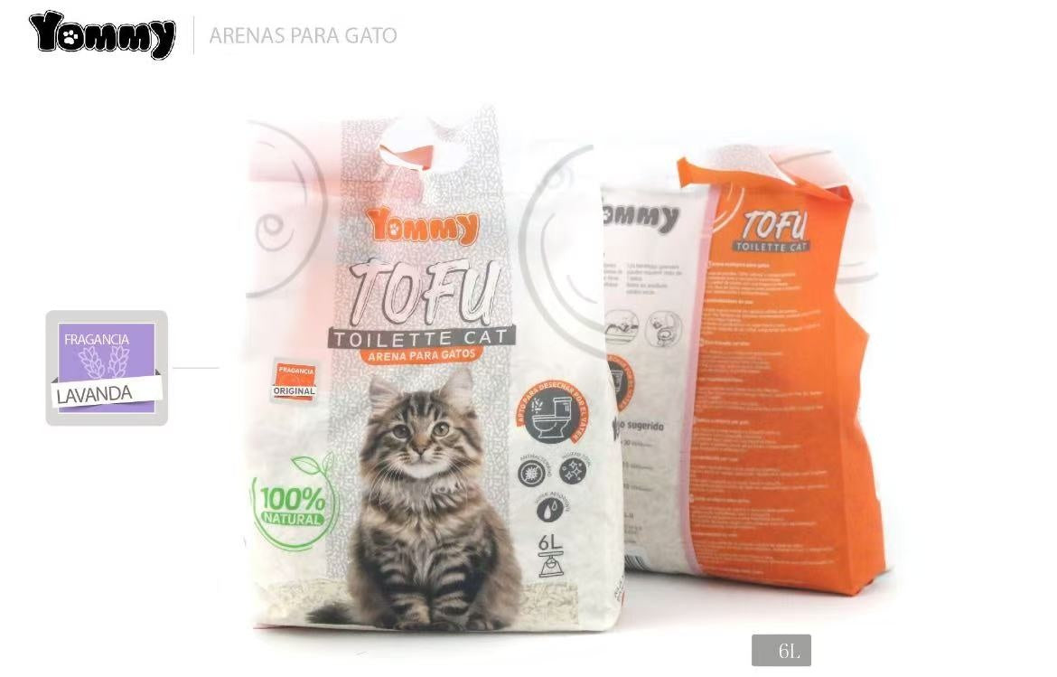 6L Pure Tofu Cat Litter – Natural, Low-Dust, Fast Clumping