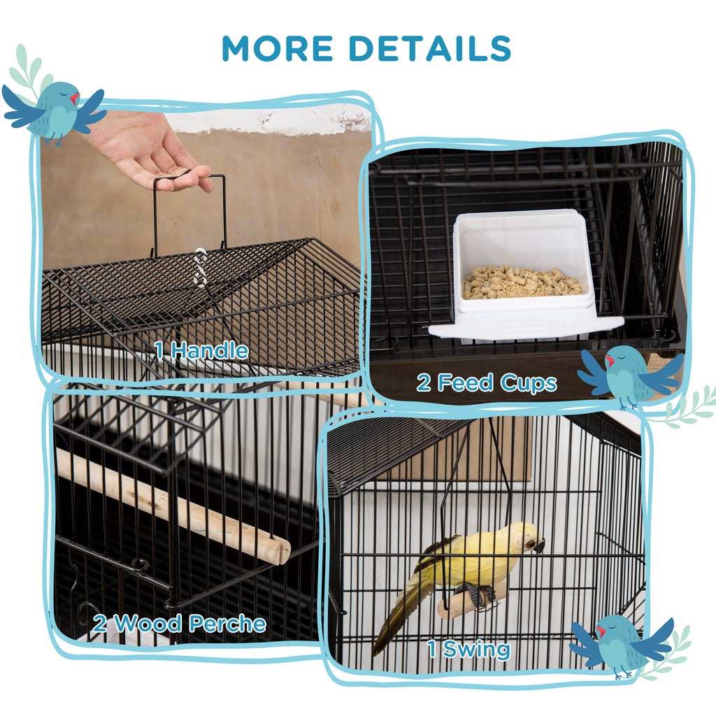 PawHut Metal Bird Cage