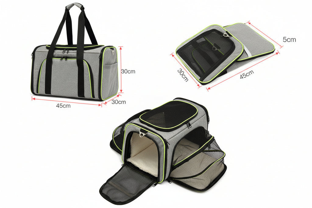 Rolling Pet Carrier with Wheels – Airline Approved