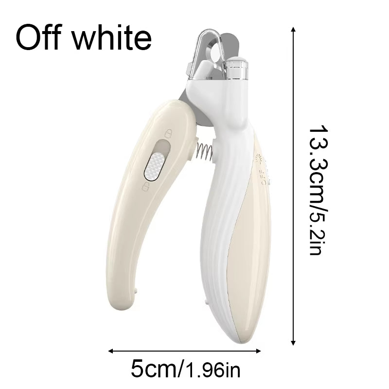 LED Pet Nail Clippers – Labor-Saving Grooming Scissors for Dogs & Cats