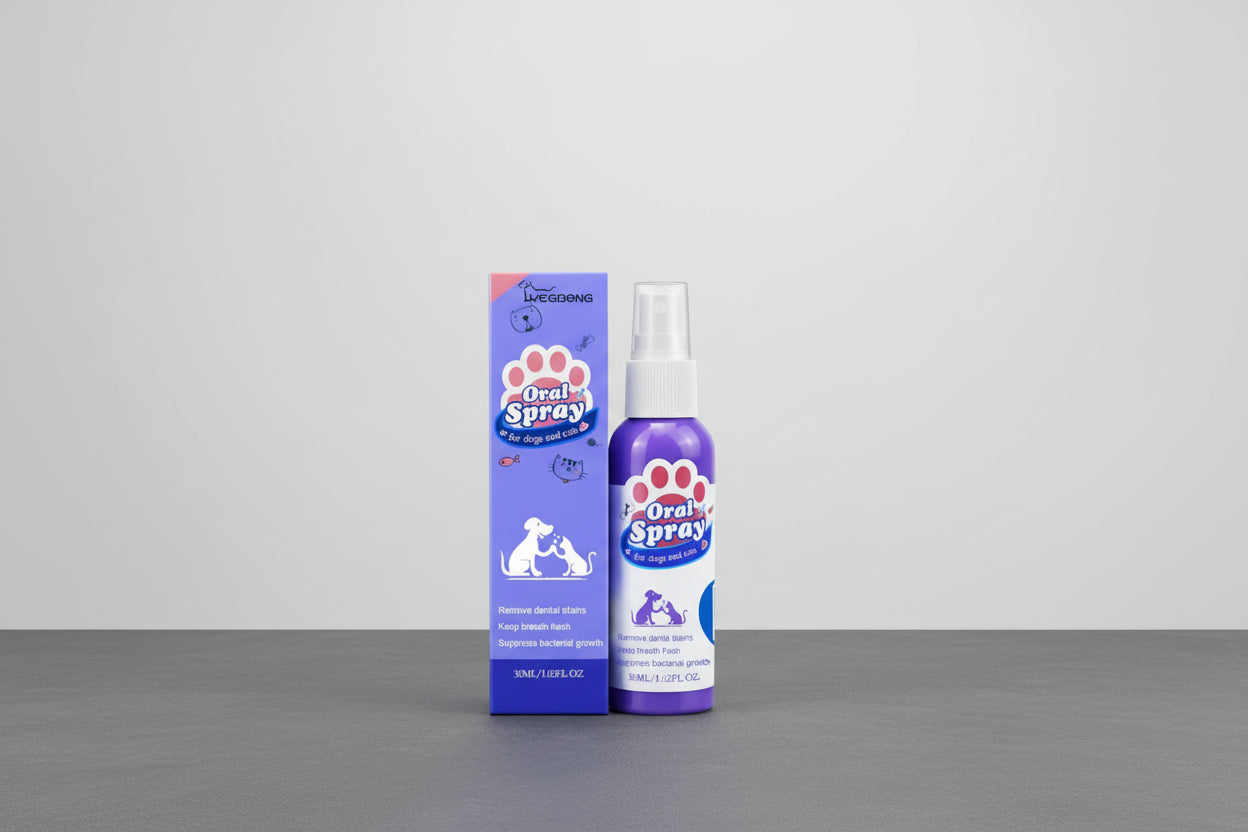 Yegebang Teeth Cleaning Spray for Cats & Dogs