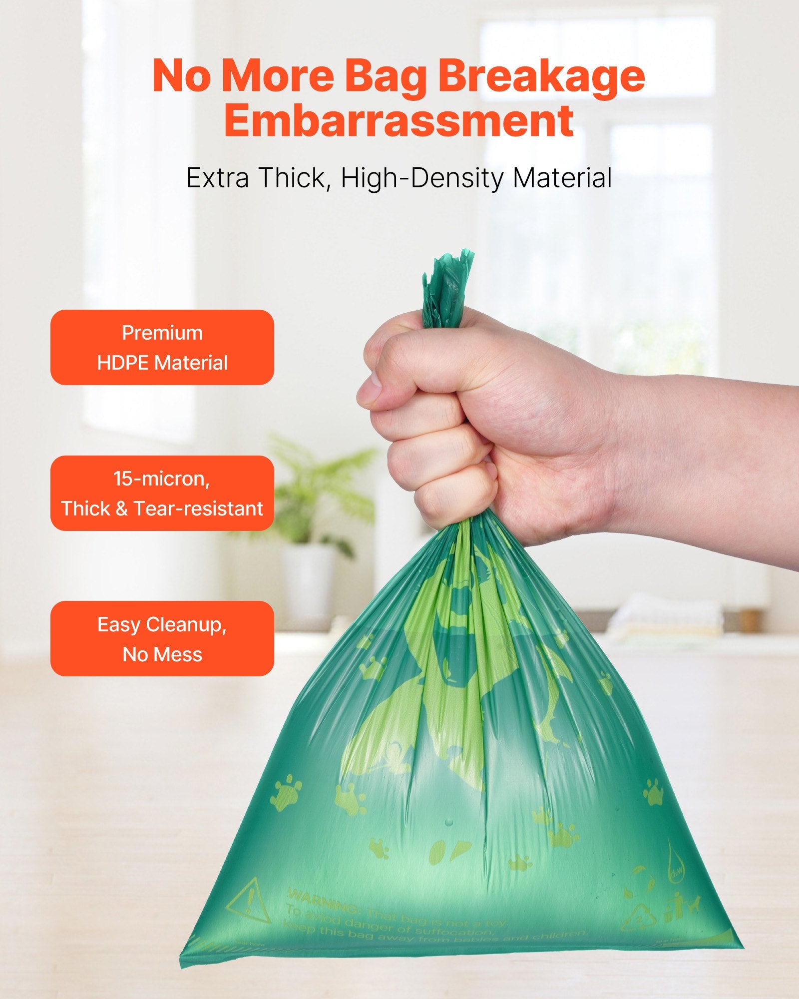 Dog Poop Bags – 270 Count, Strong, Leak-Proof & Eco-Conscious