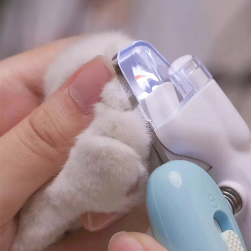 LED Pet Nail Clippers – Labor-Saving Grooming Scissors for Dogs & Cats