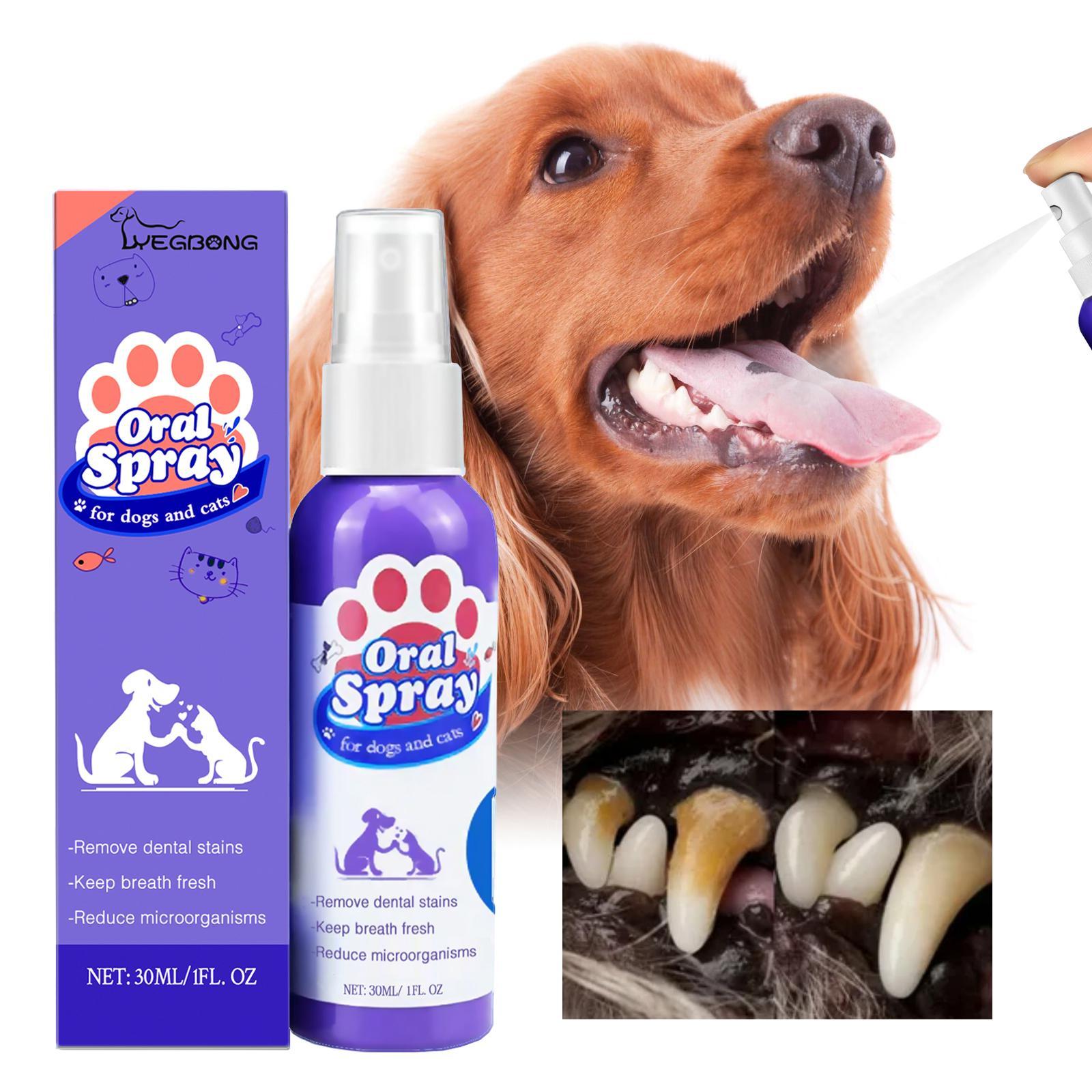 Yegebang Teeth Cleaning Spray for Cats & Dogs