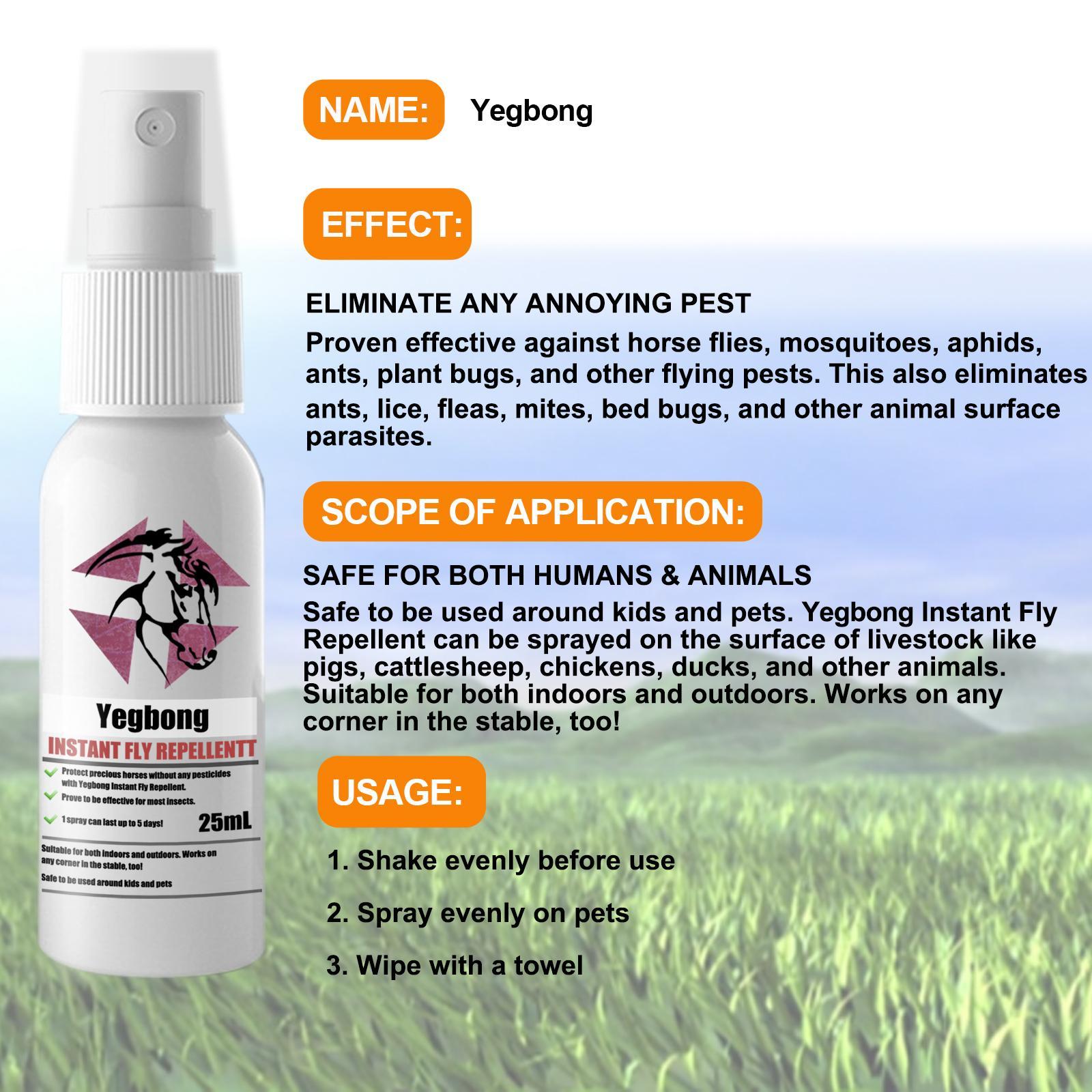 Yegebang Pet Flea & Tick Defense Spray