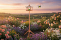 Wooden Bird Feeding Station – Garden Bird Table (153 cm)