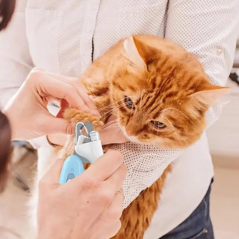 LED Pet Nail Clippers – Labor-Saving Grooming Scissors for Dogs & Cats