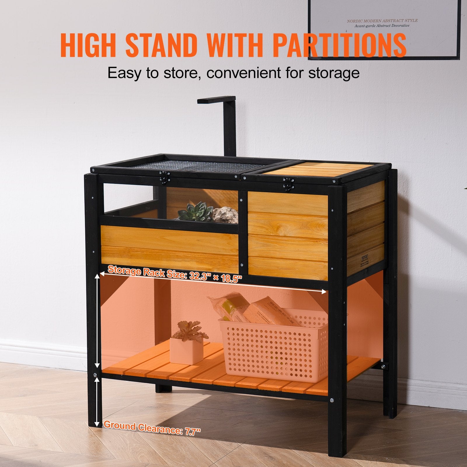 Wooden Tortoise House & Reptile Habitat