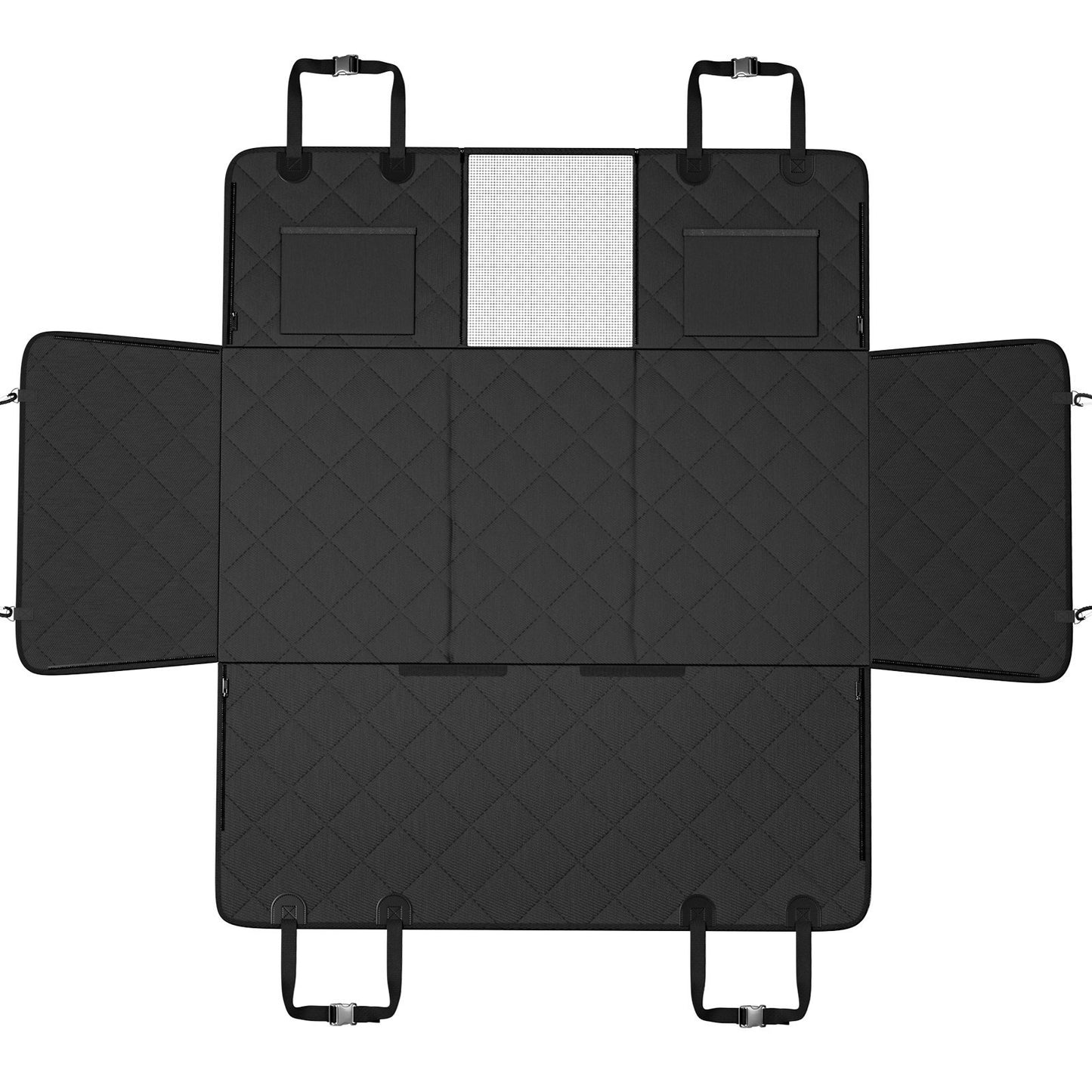 VEVOR 53 X 24.8 In Dog Car Seat Cover For Back Seat Waterproof 600D For Cars