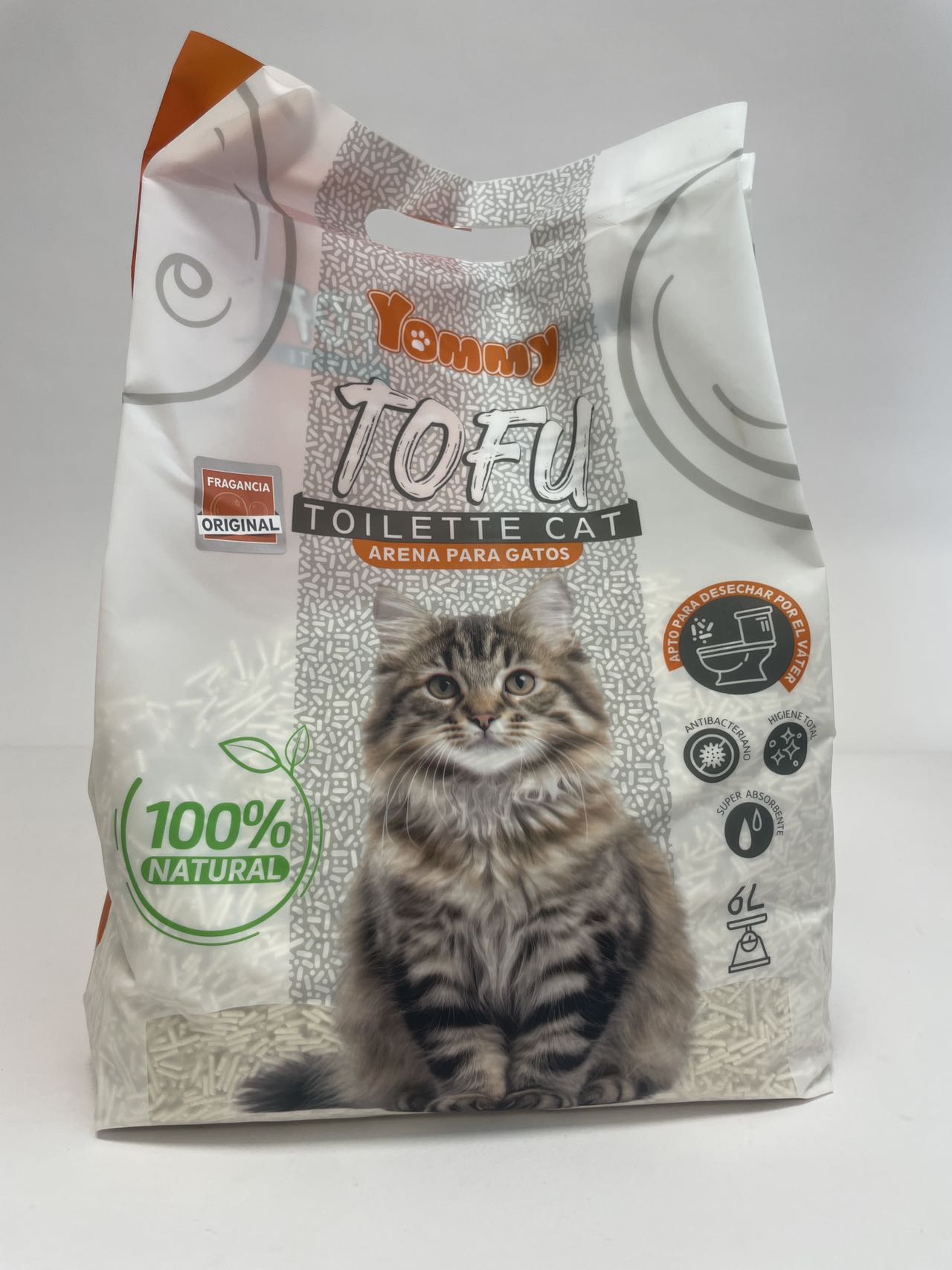 6L Pure Tofu Cat Litter – Natural, Low-Dust, Fast Clumping