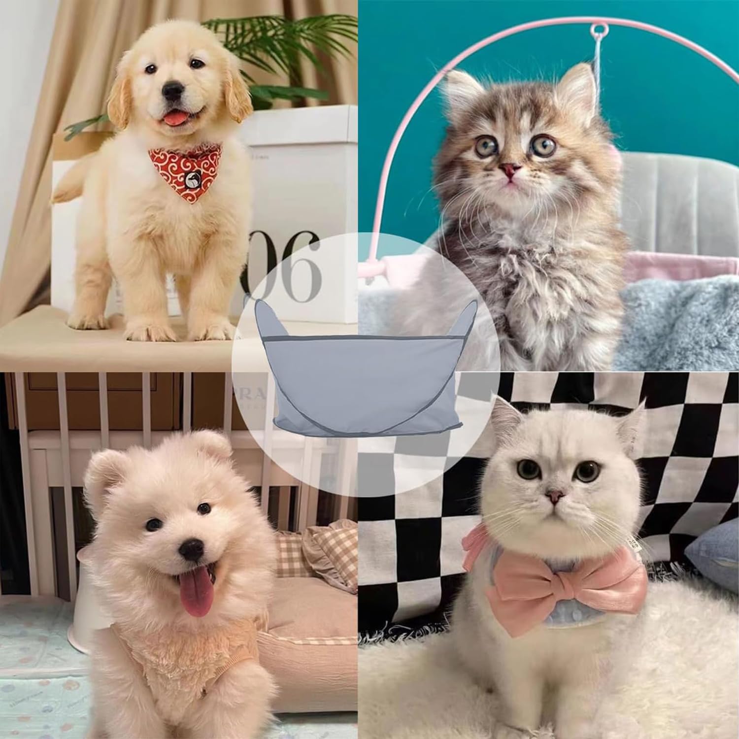 Pet Grooming Hair Catcher Cape