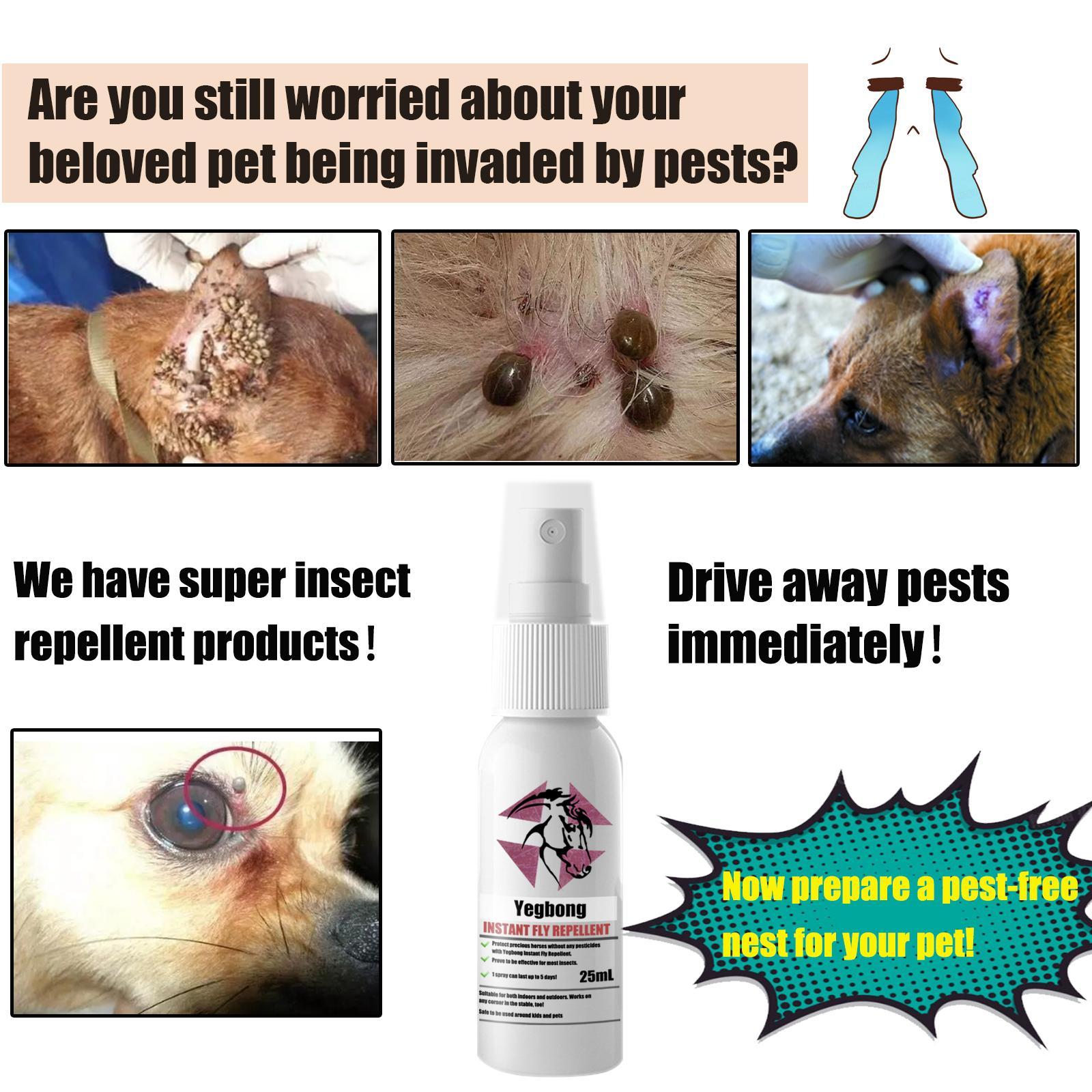 Yegebang Pet Flea & Tick Defense Spray