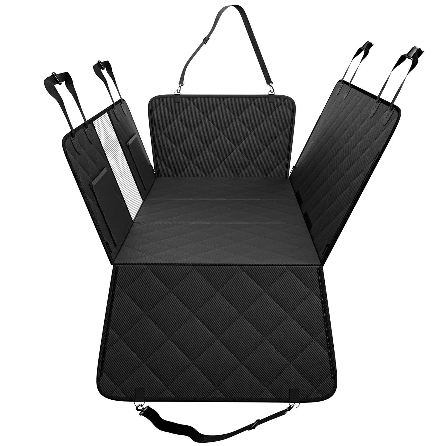 VEVOR 53 X 24.8 In Dog Car Seat Cover For Back Seat Waterproof 600D For Cars