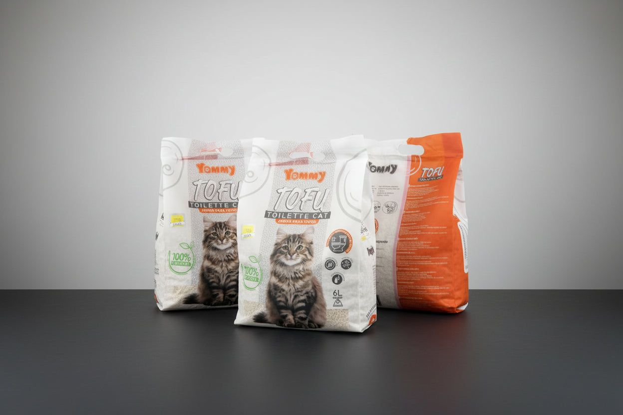 6L Pure Tofu Cat Litter – Natural, Low-Dust, Fast Clumping