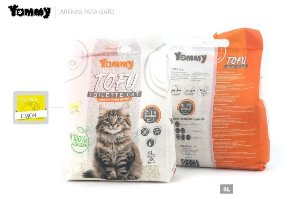 6L Pure Tofu Cat Litter – Natural, Low-Dust, Fast Clumping