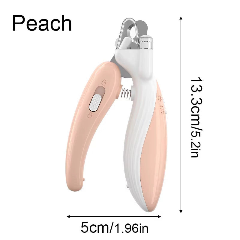 LED Pet Nail Clippers – Labor-Saving Grooming Scissors for Dogs & Cats