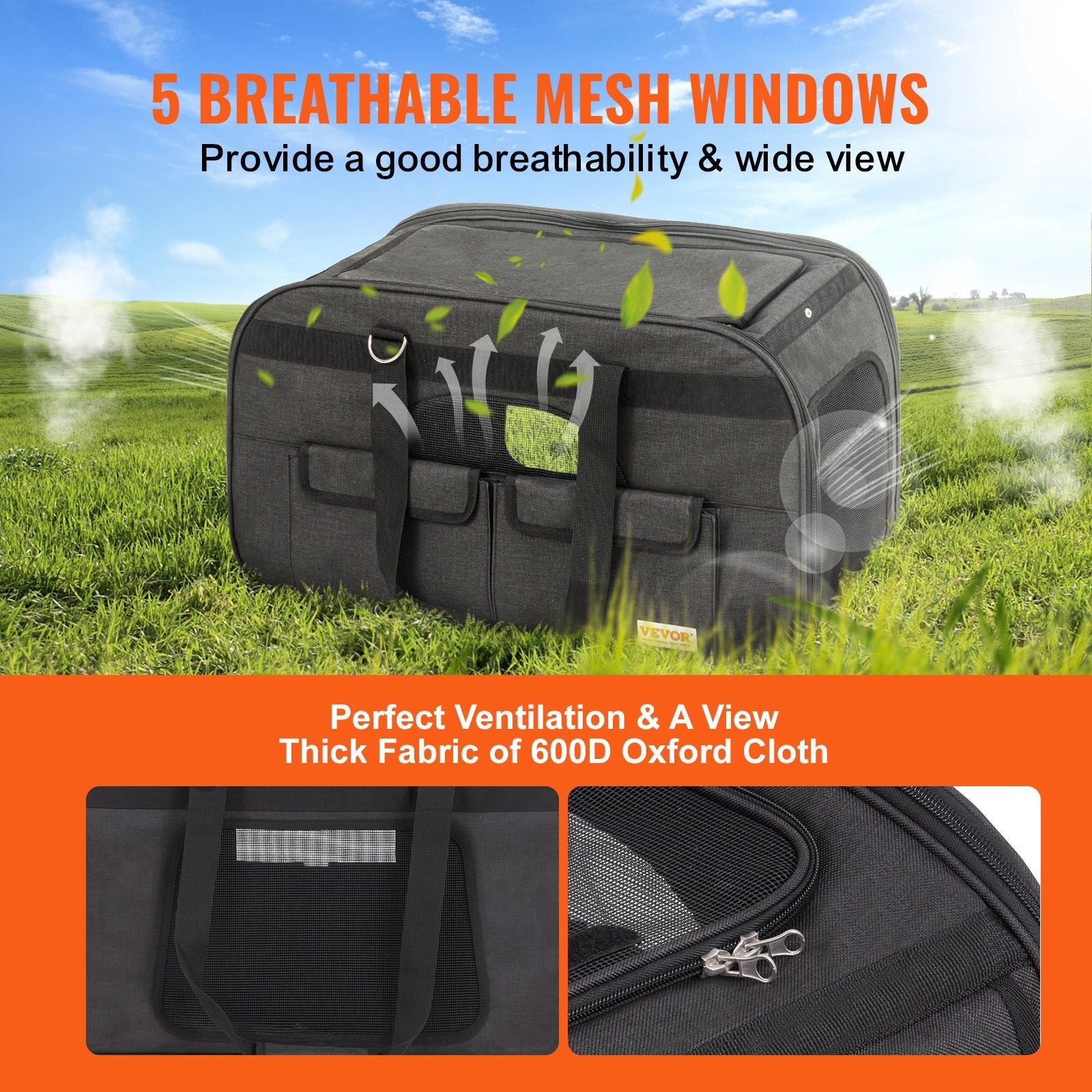 Rolling Pet Carrier With Wheels – Comfortable, Secure & Travel-Ready