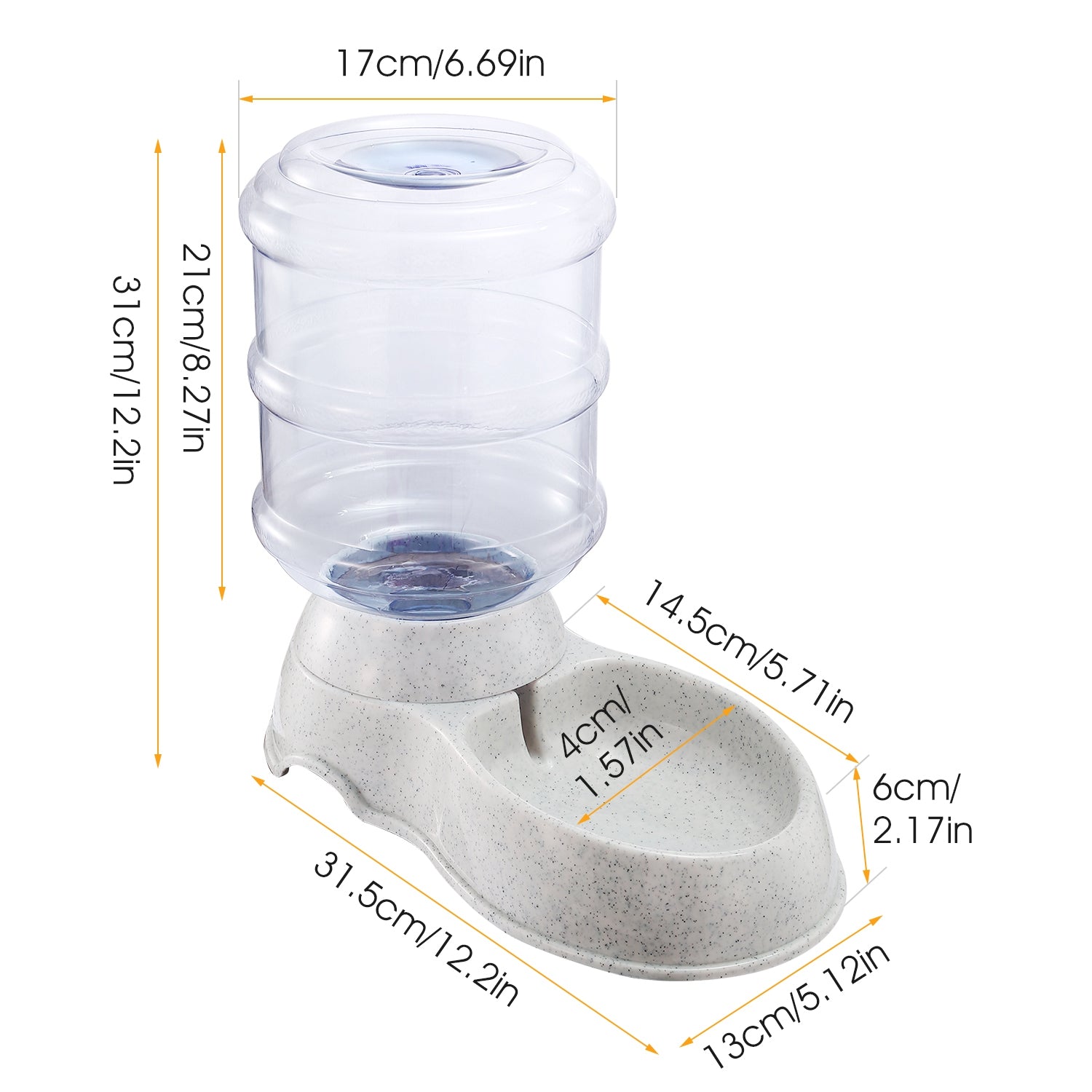 3.5L / 1 Gallon Automatic Pet Water Dispenser