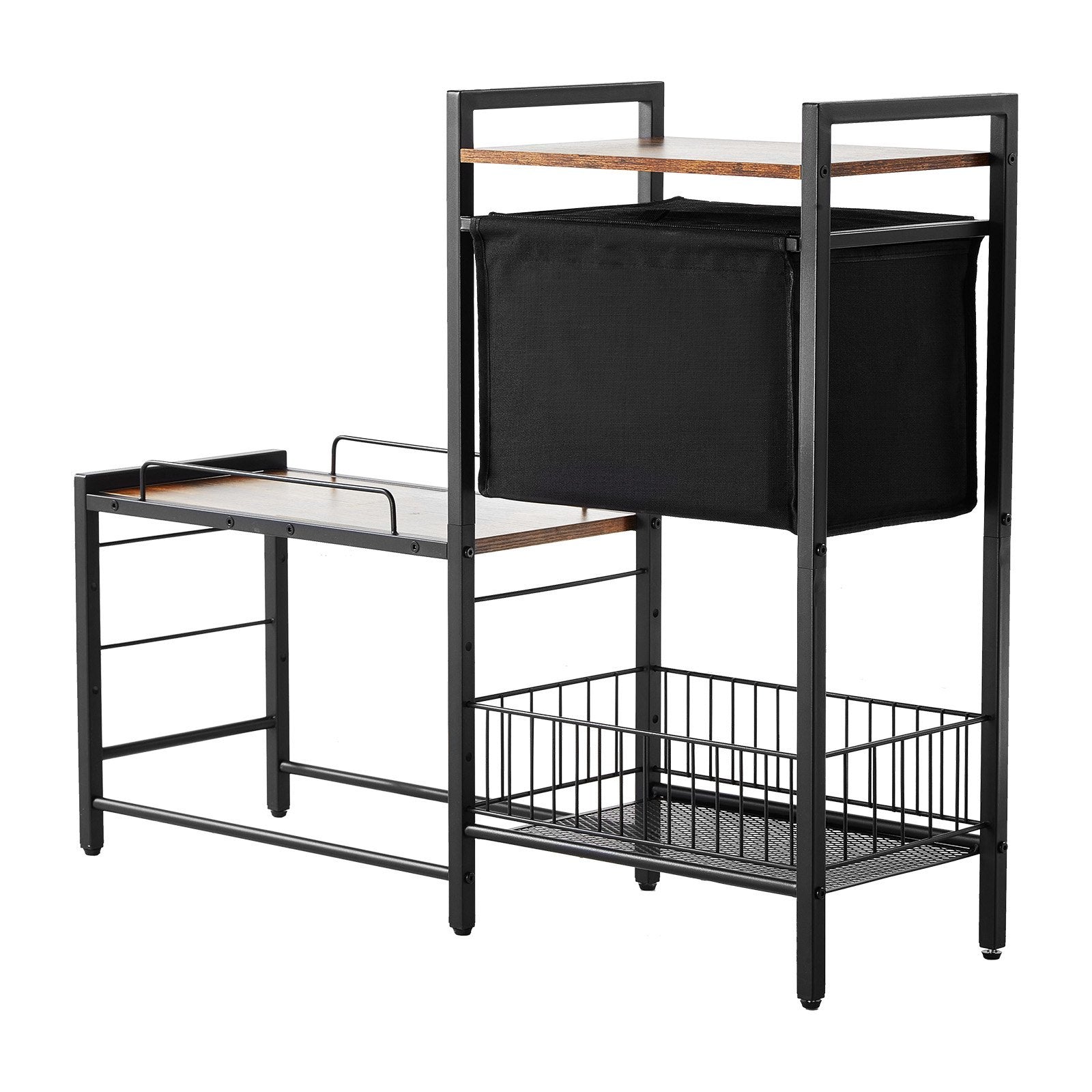 Raised Pet Feeding Station with Storage – Adjustable, Organized & Pet-Friendly