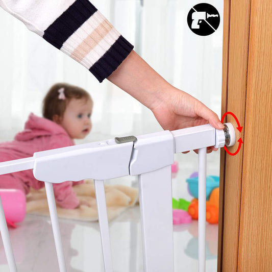 Children guardrail indoor stairway baby gate fence fence pet isolation fence no drilling