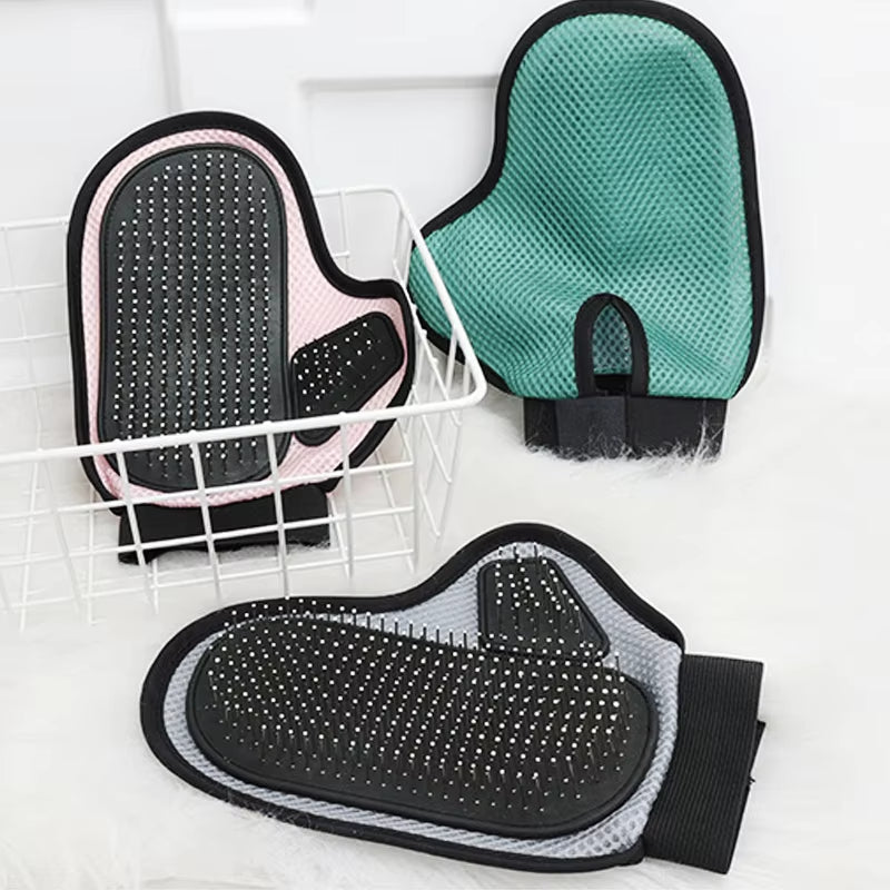 Cat Hair Removal & Massage Glove – Gentle Grooming, Effective Deshedding