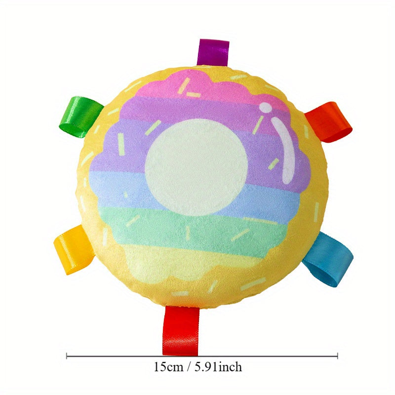 Cartoon Plush Flying Disc Dog Toy