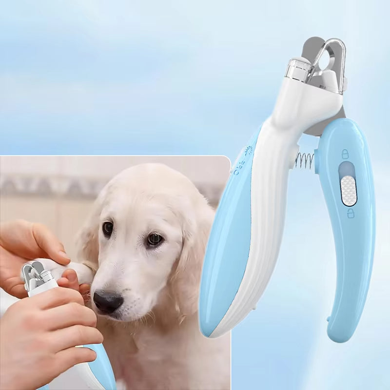 LED Pet Nail Clippers – Labor-Saving Grooming Scissors for Dogs & Cats
