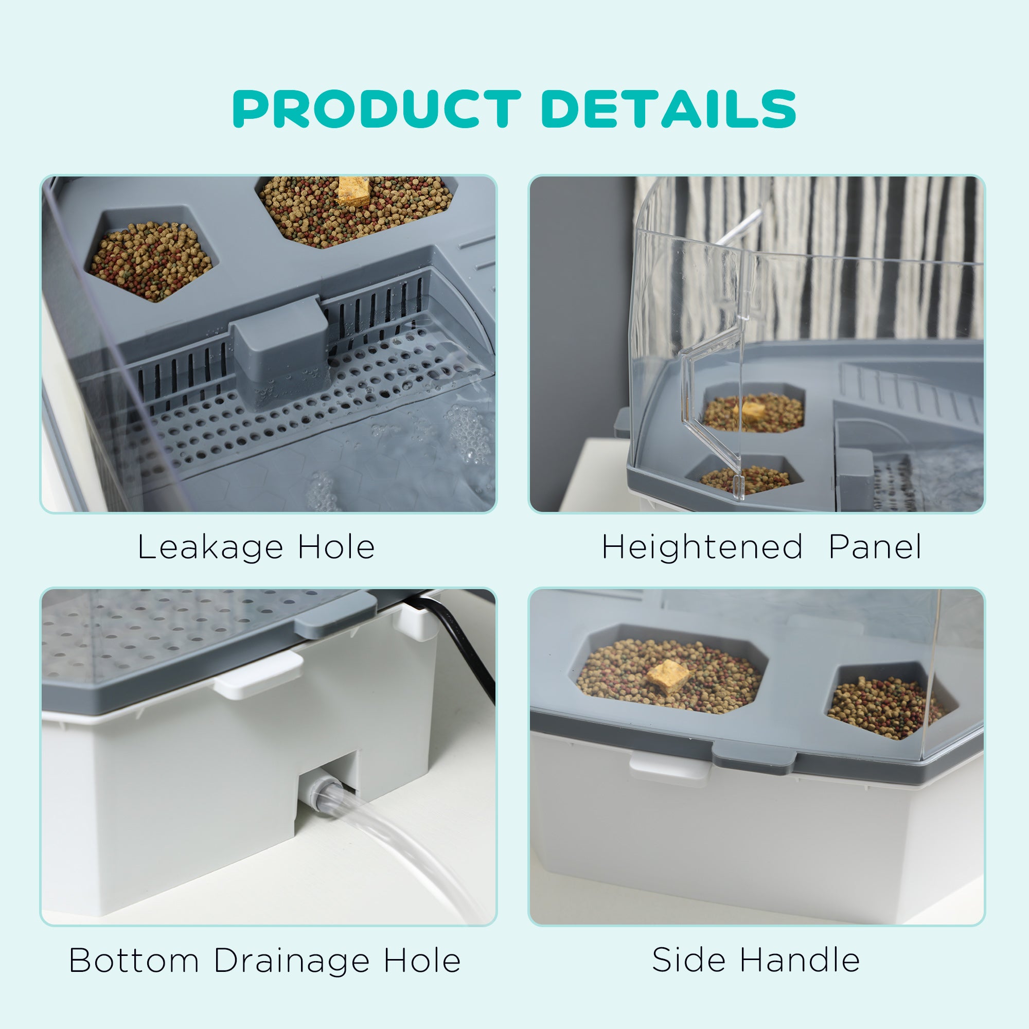 Turtle Tank Kit – All-in-One Aquatic Habitat with Basking Platform