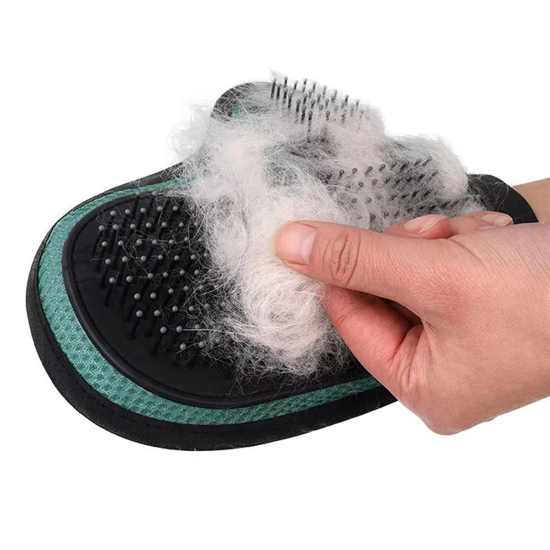 Cat Hair Removal & Massage Glove – Gentle Grooming, Effective Deshedding