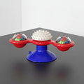 Interactive Windmill Cat Toy with LED Ball & Catnip